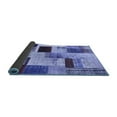 thumbnail image 2 of Ahgly Company Indoor Rectangle Patchwork Blue Transitional Area Rugs, 7' x 9', 2 of 4