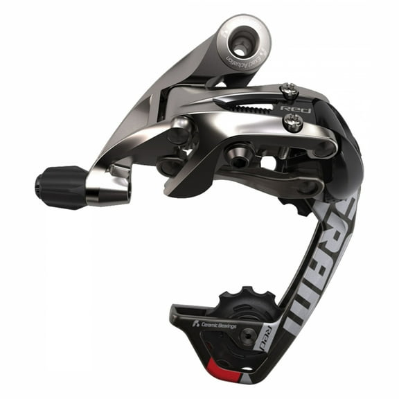 SRAM Red WiFli Rear Derailleur - 10 Speed, Medium Cage, Black/Silver