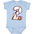 thumbnail image 3 of Inktastic Baseball Second Birthday- two years old Boys or Girls Baby Bodysuit, 3 of 5