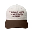 thumbnail image 2 of Almost As Hot As My Husband's Tab Funny Trucker Hats Women Vintage Adjustable Baseball Cap Embroidery Fashion Trucker Hat Summer Statement Baseball Cap, 2 of 5