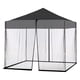thumbnail image 1 of Malla Protectora Para Mesa Con Sombrilla De Patio, Negra, De Fácil Instalación Y Con Cierre De Cremallera., 1 of 8
