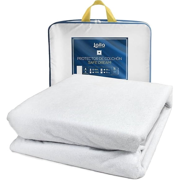 Protector de Colchón Toallin Premium - Extra Suave - Hipoalergénico Antiácaros, Laila Comfort King. Size