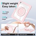 thumbnail image 4 of XYX Shockproof Tablet Case for iPad Pro 11 inch 2024 5th Gen(M4) with 360 Rotating Stand, Slim Lightweight with Pencil Holder, Pink, 4 of 5