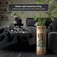 thumbnail image 3 of Red Lantern 24" Horse in Meadow Porcelain Umbrella Stand, 3 of 7