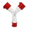 thumbnail image 1 of Enchufe industrial en forma de Y, enchufe industrial en forma de Y, enchufe industrial impermeable, enchufe industrial impermeable multifuncional, materiales de la mejor calidad, 1 of 9