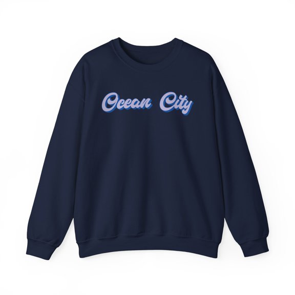 Ocean City Sweatshirt Gifts Crew Neck Shirt Long Sleeve Unisex