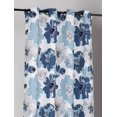 thumbnail image 2 of 2PC Room Darkening Window Curtain Panels Grommet TOP Blackout Curtains for Bedroom 104" Wide Total Set 52" Each Panel Window Treatment Pair ( 108", Turquiose ), 2 of 3