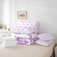 thumbnail image 6 of Feelyou Fashion Princess Bow Bedding Comforter Set 7pcs, Cartoon Bowknot King Bedding Sets, 6 of 8