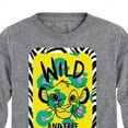 thumbnail image 3 of The Lion King - Wild & Free Simba - Toddler & Youth Long Sleeve Graphic T-Shirt, 3 of 5