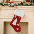 thumbnail image 6 of Xuniizn Christmas Stockings Bulk, Assorted Festive Xmas Stockings for Fireplace Mantel Decor, Traditional Holiday Ornaments, Christmas Decorations for Home, Cloth, Red, 6 of 8