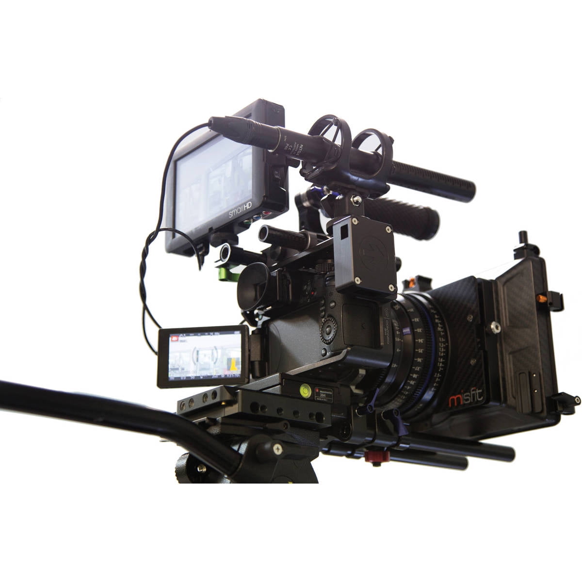 Rode NTG-4 Directional Condenser Shotgun Microphone with 14cm Rycote Long Hair SoftieWind Kit
