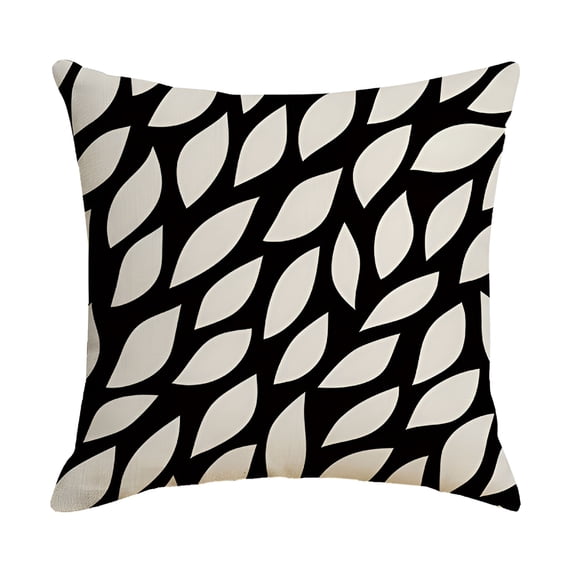 XIBUFE 2026 New Outdoor Waterproof Throw Pillow Covers Black and White Outdoor Pillow Covers Modern Geometric Decorative Outdoor Pillows for Patio Furniture, Balcony, Porch, Garden