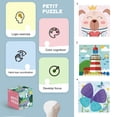 thumbnail image 4 of Neinkie 24Pcs / Set Puzzles Hand-eye Coordination Cognitive Ability Burrs-free Learning Educational Puzzle Set for Children, 4 of 9