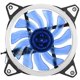 thumbnail image 3 of 12cm 120mm Ultra Silent 3pin 4pin PC CPU Case Cooler Cooling Fan 2 LED Rings(Blue), 3 of 4