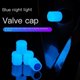 thumbnail image 2 of Tapones luminosos para válvulas de neumáticos de coche, 12 unidades fluorescentes que brillan en la oscuridad, resistentes a la corrosión, universales para coches y camiones., 2 of 5