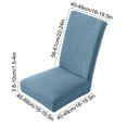 thumbnail image 3 of Chair Covers For Dining Room Stretch Chair Slipcovers For Kitchen Seat Protectors Wedding Banquet Decorations Fabric Washable, 3 of 6