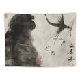 thumbnail image 5 of Orinice Cat Dragon Chinese Writing Tapestry Wall Hanging Unique Style for Home Decor, Living Room, Bedroom - Aesthetic Graphic Art Piece 40x30inch, 5 of 6
