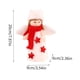 thumbnail image 4 of Fiudx Colgante de Ángel Navideño con Diseño de Muñeco de Nieve y Anciano, Adorno para Árbol Festivo, Tela Multicolor, Ideal para Casa o Centro Comercial, 20 X 9 X 6 Cm, 1 Unidad., 4 of 5