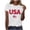 A25 White, variant on Mifsaly American Flag Shirt Women Summer Casual Usa Flag Graphic Basic T Shirts 4Th Of July Crewneck Short Sleeve Cotton Tops Lightweight Breathable Daily Wear Patriotic Tee M