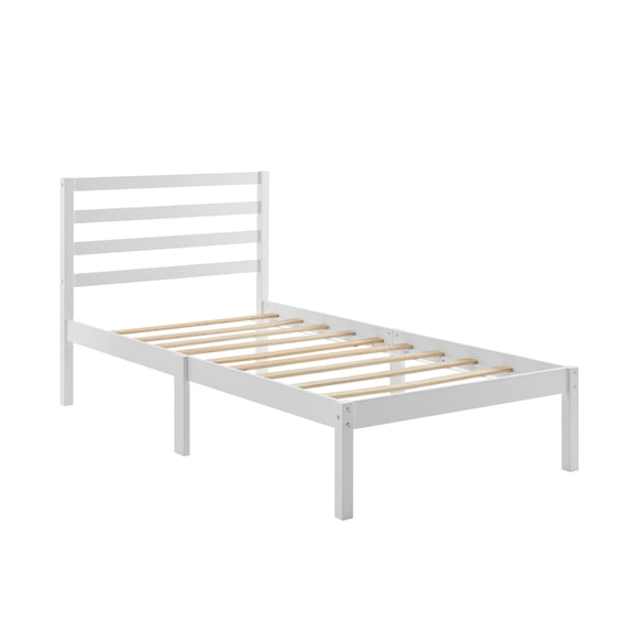 Mainstays Kids Palmer Twin Platform Bed, White