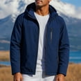 thumbnail image 5 of Yaoyar Men's Outdoor Lightweight Rain Jacket with Hood Softshell Windbreakerl for Hiking Travel, 5 of 5