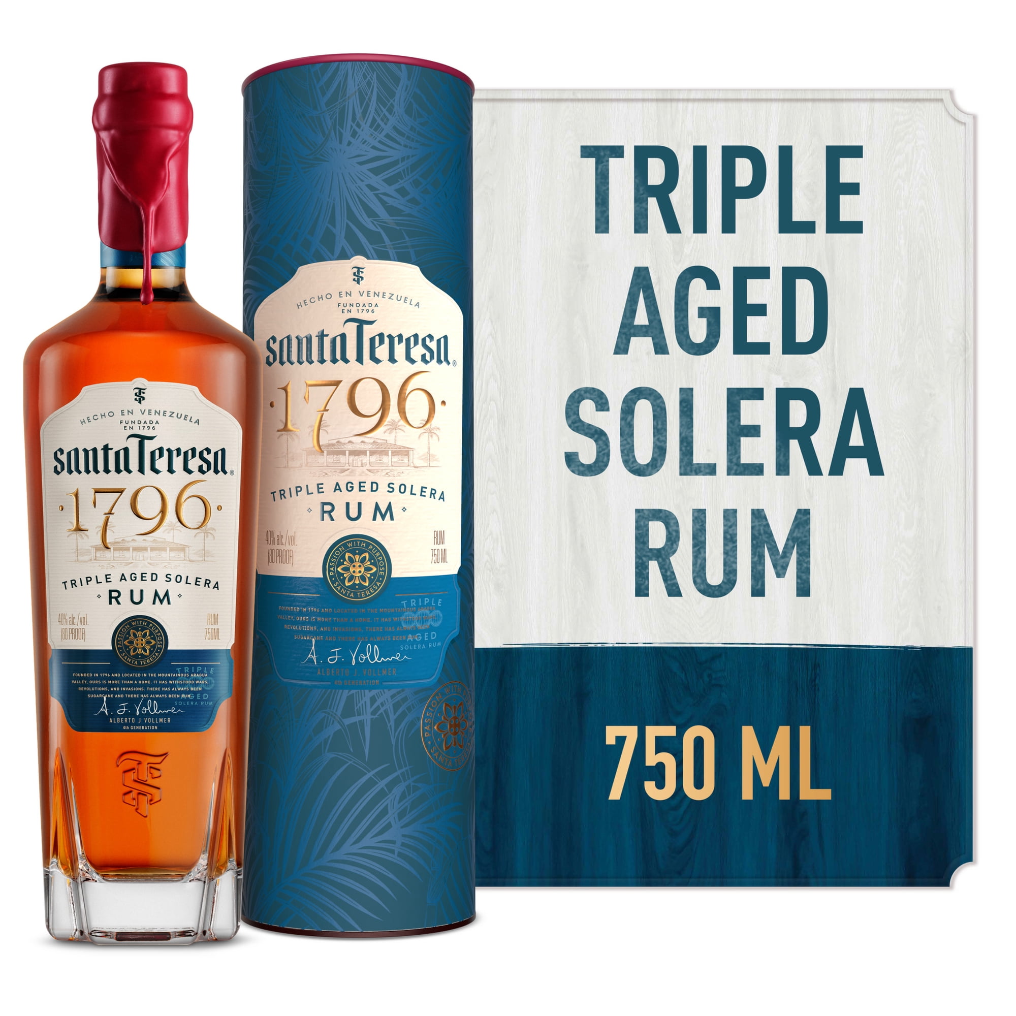 Santa Teresa Rum 1796 - 750 mL Bottle