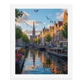 thumbnail image 5 of Paint By Numbers Kit for Adults Beginner - Canal Sunset Boat Reflections DIY Canvas Painting Kits for Adults, Frameless Paint By Number for Adults for Home Wall Decor 16x20 Inch, 5 of 7