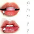 thumbnail image 2 of CHUANK Multi-style Adjustable Star Heart Lip Ring Fake Labret Body Piercing Jewelry-Silver D, 2 of 9