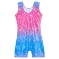 thumbnail image 3 of Gymnastic Leotards for Girls Shiny Pink Size 8-9 Years Old Little Kids Sports Unitards, 3 of 7