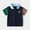 Blue, variant on HAOTAGS Toddler Boys Blouses, Short Sleeve Collared Button-Up Summer Tee Shirts Navy 5 T