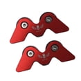 thumbnail image 4 of Lipstore 2Pcs Billiard Cue Straightness Checker Checking Portable Supplies Beginner Metal Red, 4 of 8