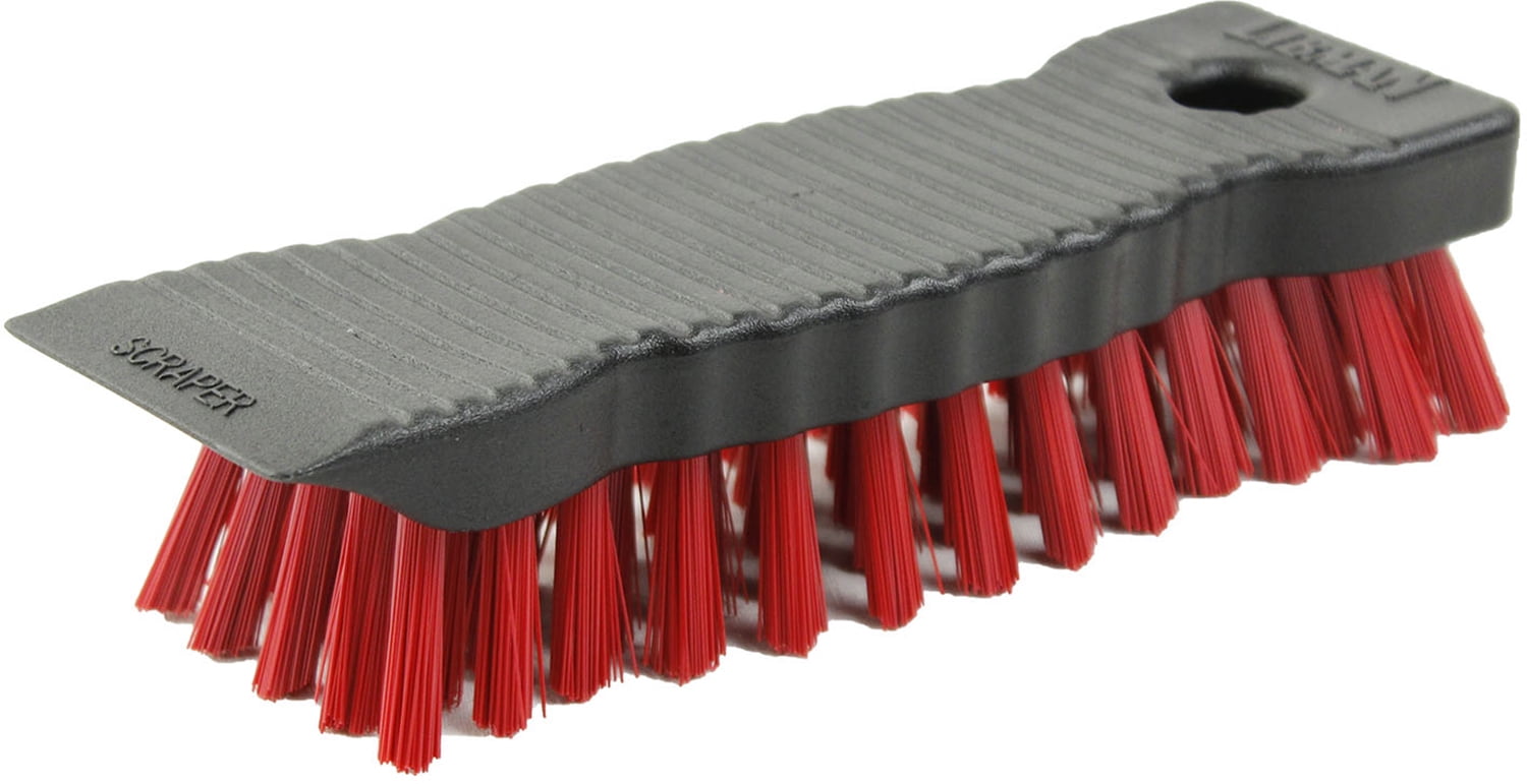 Clean 442408 Tile & Grout Brush Mr 1 Bristles Gray/Blue 9 Length Handle Pack of 3 
