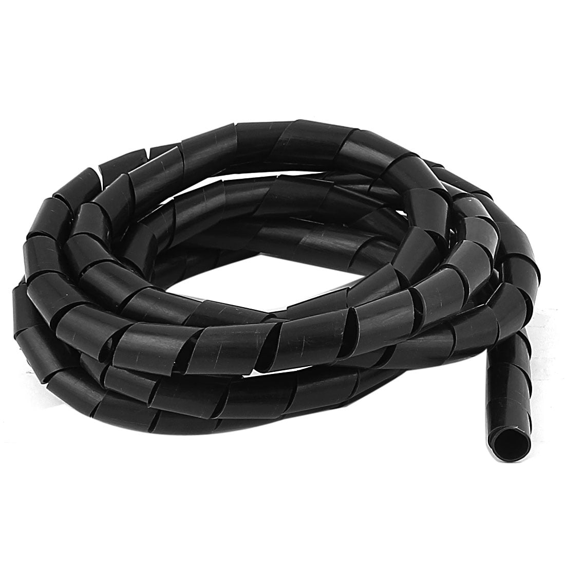 Black Commercial Cable Tidy Spiral Wrap 2.5 m
