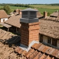 thumbnail image 4 of ToppiJoy Aluminum Alloy Chimney Cap, Fireplace Cover, Rainproof Windproof Vent for Outside, Durable Chimney Flue Cover (14" x 14"), 4 of 26