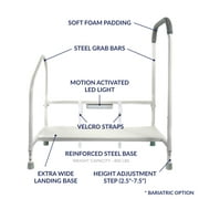 Step2Bed XL Bed Rails For Elderly For Fall Prevention-Bariatric Model by step2health