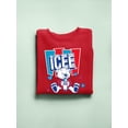 thumbnail image 3 of Polar-Bear ICEE Love - Adorable Cool Heart Graphic Men's Sweatshirt, 3 of 4