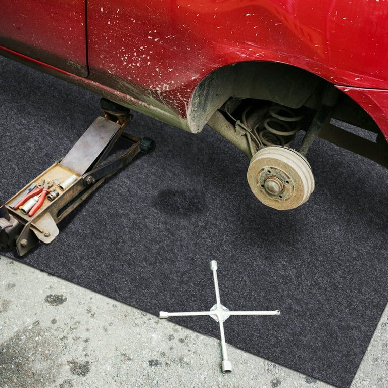 Absorbent Oil Mat Liquid Garage Floor Mat Washable Driveway