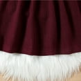 thumbnail image 4 of Mercatoo Toddler Baby Girls Fall Clothing Solid Cotton Irregular Skirt Winter Dress Long Sleeve Skirt Outfits Toddler 𝐓racksuit, 4 of 5