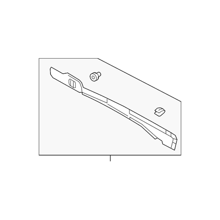 Genuine OE Ford Lower Panel - DE9Z-7404608-AA