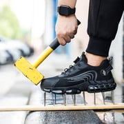 Steel Toe Shoes Sneakers For Men Indestructible work Shoes Puncture Proof Lightweight Comfortable Industrial Slip On Safety Shoes