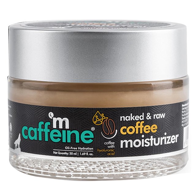 Crema hidratante Caffeine Naked and Raw Coffee 50 ml con ácido hialurónico