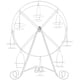 thumbnail image 1 of Soporte para cupcakes con forma de noria, bandeja para servir postres, accesorio para fiestas de bodas, 1 of 7
