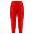 thumbnail image 2 of YEAHDOR Kids Boys Casual Radish Pants Sparkle Sequins Hip Hop Jazz Dance Pants, 2 of 7