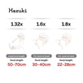 thumbnail image 2 of Hazuki Magnifying Glasses Large Supple Clear Lens 1.85x Black, 2 of 3