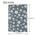 thumbnail image 3 of Rateoe Blue Flower Pattern Passport Holder Wallet Leather Mulit-purpose Travel Wallet Credit Cards Case ,Passport Cover for Women Men-6.5 in, 3 of 5