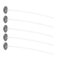 thumbnail image 4 of Candle Wicks, Smoke Free Pre Waxed  Bulk Candle Wicks With Base For Scented Candles 8cm / 3.1in, 4 of 8