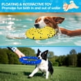 thumbnail image 4 of Juguete de piscina para perros BABORUI, flotante y duradero, de TPU, azul y amarillo, 4 of 7