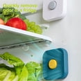 thumbnail image 3 of Nevera Removedor de olores Estuche Refrigerador Bambú activado Carbón indicador de fecha Desodorante Aire fresco Cajón Armario Artículos para el hogar Gris Blanco Speravity HA009477-02, 3 of 6