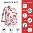 thumbnail image 3 of Cartoon Farm Eggs and Chickens Pattern School Backpack – Lightweight Travel Bag with Durable Oxford Material, Large Capacity, Anti-theft Features for Students, Teens, and Women, 3 of 5