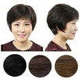 thumbnail image 3 of UOYOTT Wig Female Short Hair Real Hair Middle-Aged And Elderly Elderly Ladie, 3 of 5